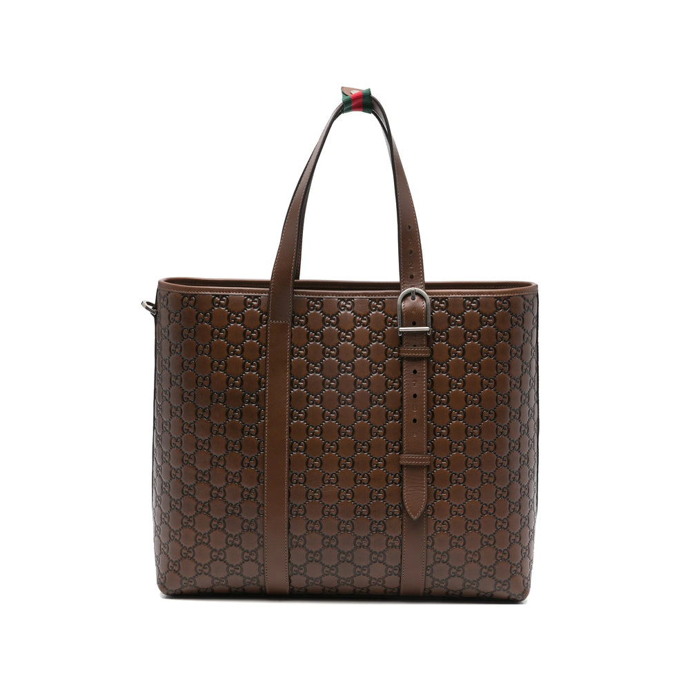 Gucci Brown Tote Bags Men