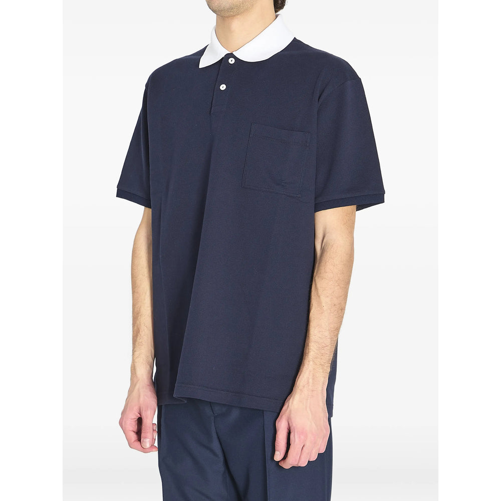 Gucci Blue Polo Shirts Men