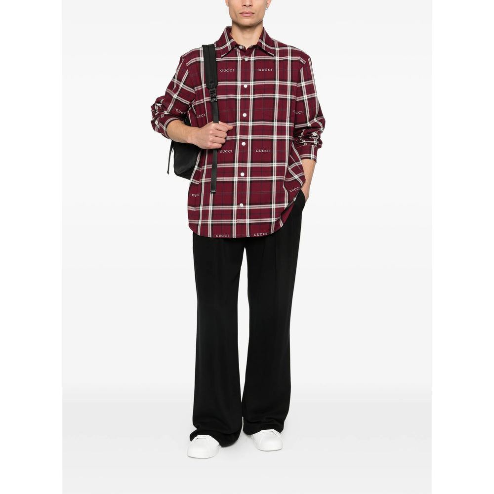 Gucci Red Shirts Men