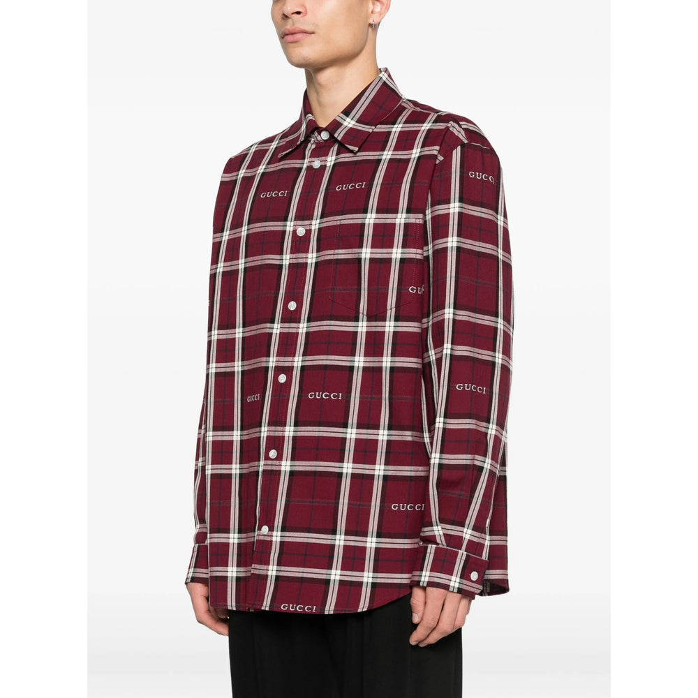 Gucci Red Shirts Men