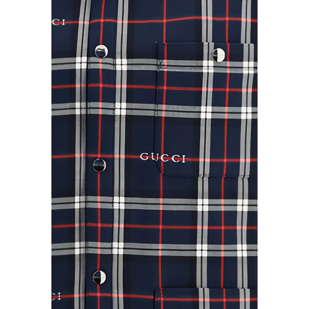 Gucci Blue Jackets - Shirt Jackets Men