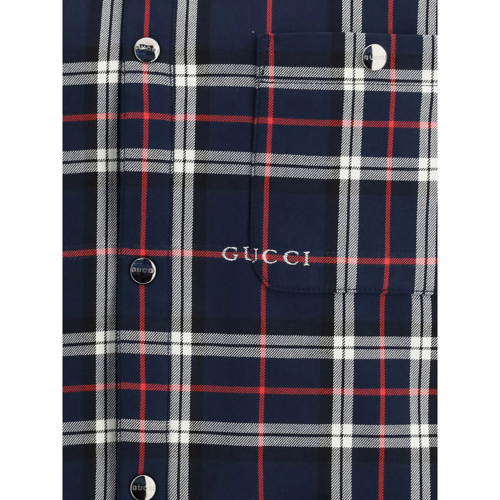 Gucci Blue Jackets - Shirt Jackets Men