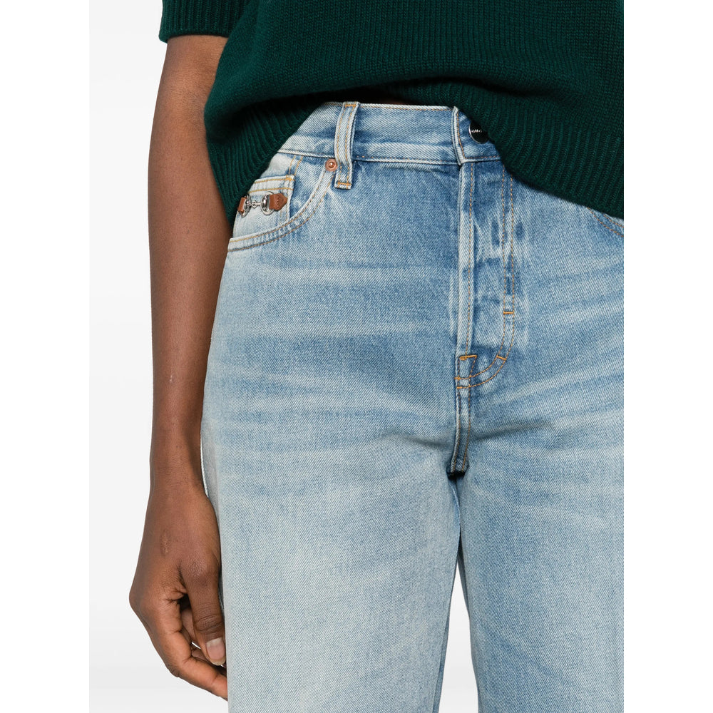 Gucci Blue Denim - Flared Jeans Women
