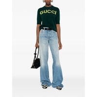 Gucci Blue Denim - Flared Jeans Women