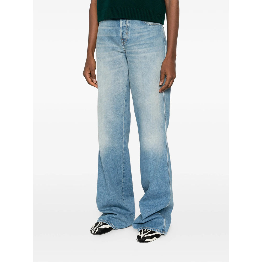 Gucci Blue Denim - Flared Jeans Women