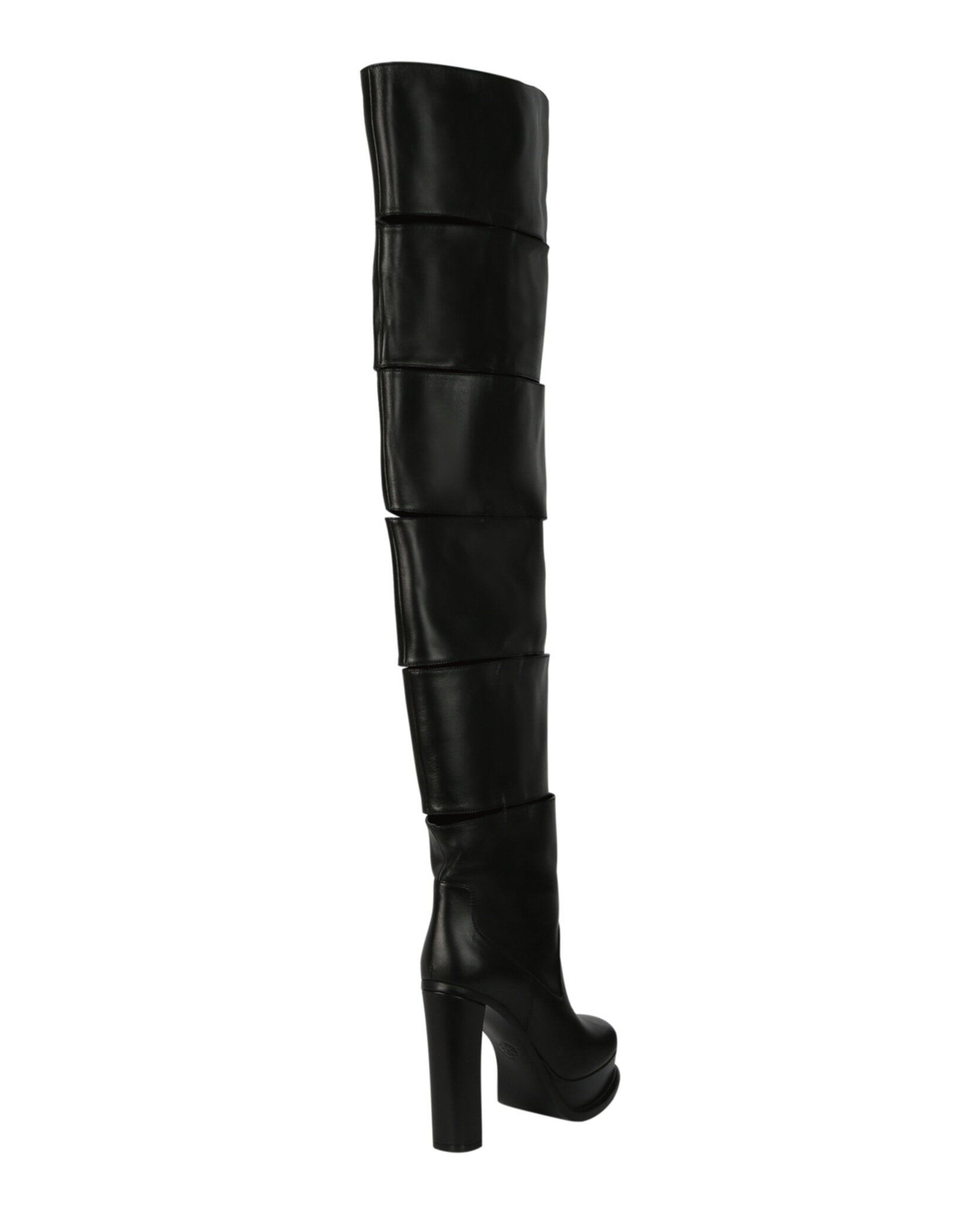 Alexander McQueen Womens Slash Over-The-Knee Boots