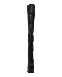 Alexander McQueen Womens Slash Over-The-Knee Boots