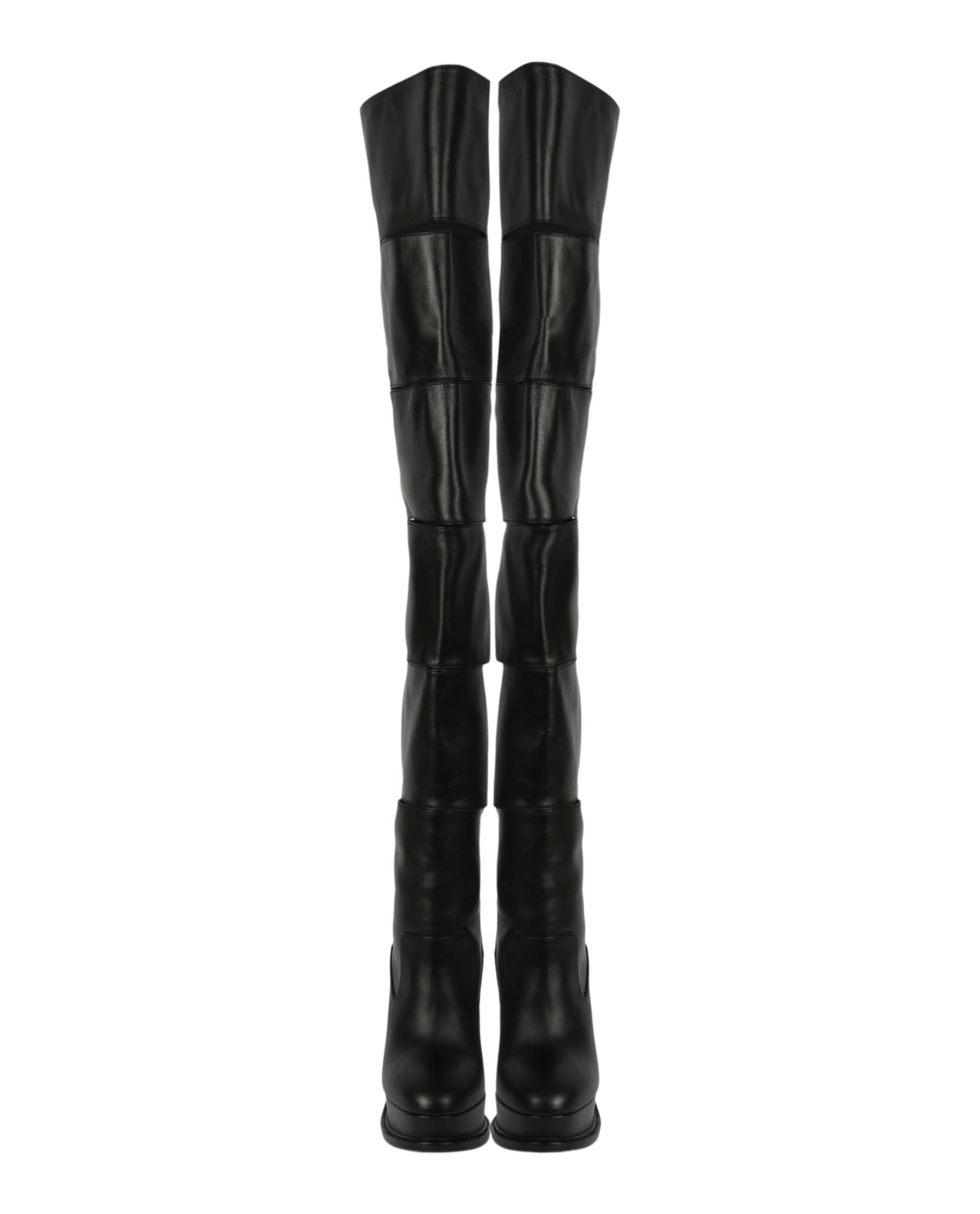 Alexander McQueen Womens Slash Over-The-Knee Boots