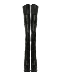 Alexander McQueen Womens Slash Over-The-Knee Boots