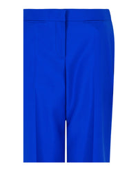 Alexander McQueen Alexander McQueen Womens Wide-Leg Wool Trousers