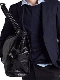 Prada Prada Men Prada Bonnie Leather Shopping Bag