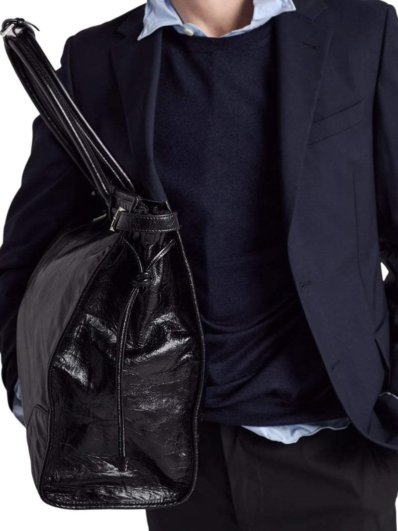 Prada Prada Men Prada Bonnie Leather Shopping Bag