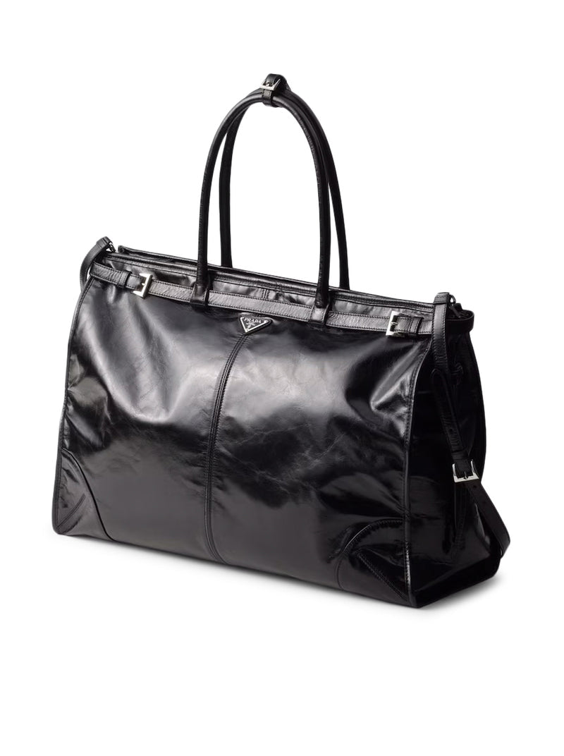 Prada Prada Men Prada Bonnie Leather Shopping Bag