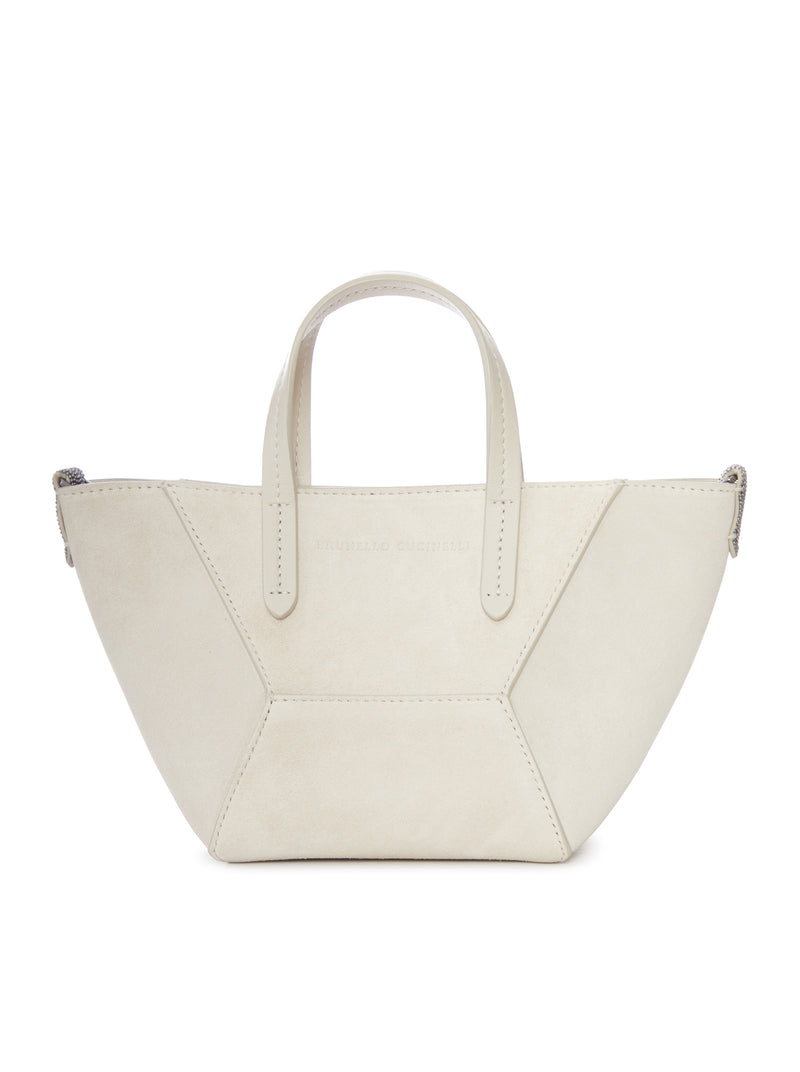 Brunello Cucinelli Women Mini Suede Bag With Shoulder Strap