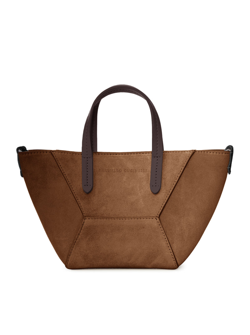 Brunello Cucinelli Brunello Cucinelli Women Mini Suede Bag With Shoulder Strap