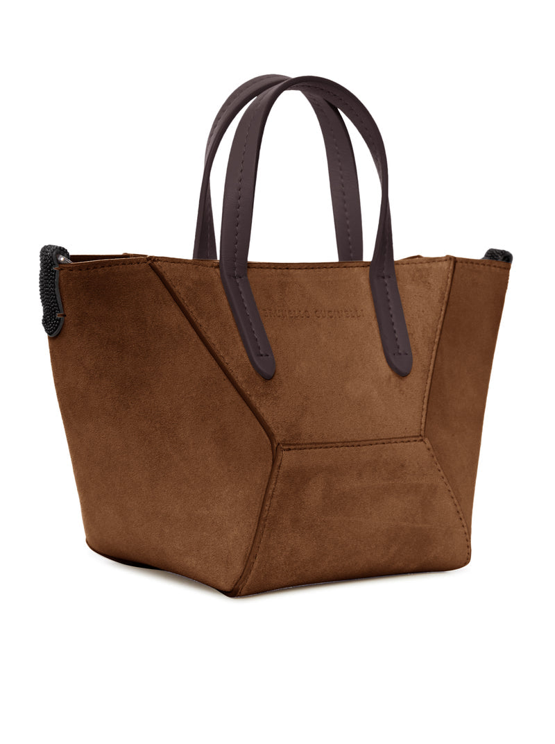 Brunello Cucinelli Brunello Cucinelli Women Mini Suede Bag With Shoulder Strap