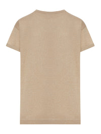 Brunello Cucinelli Women Cashmere And Silk Lurex T-Shirt