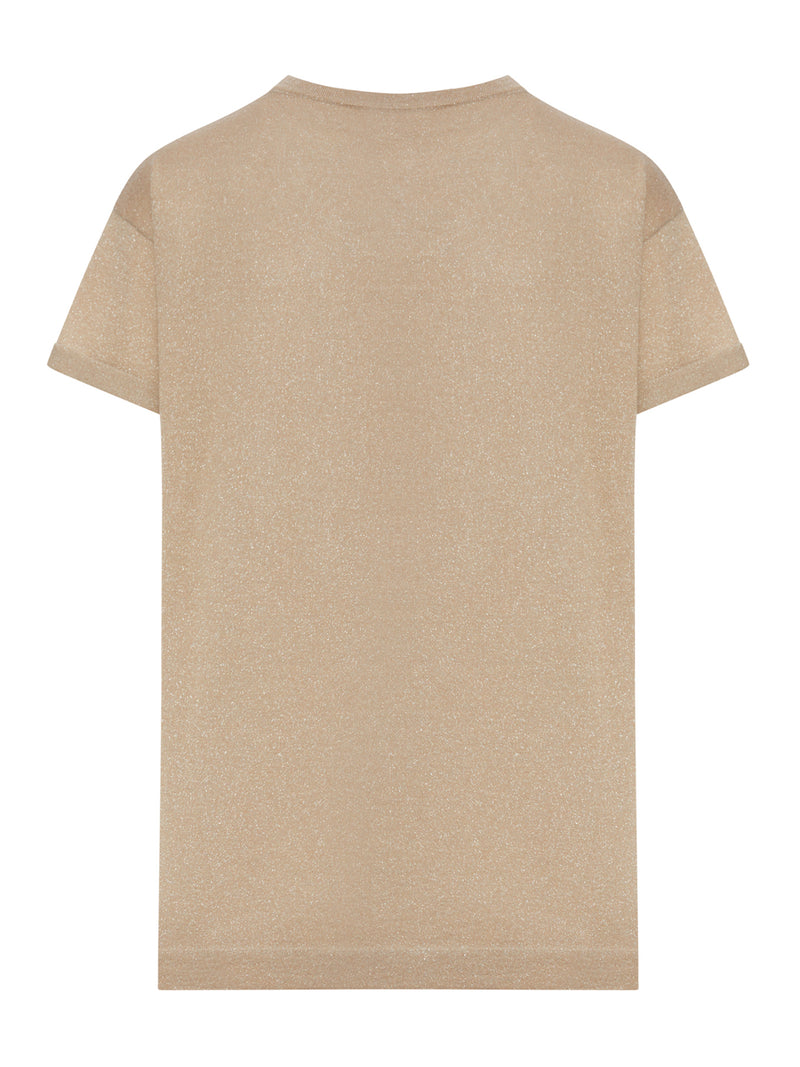 Brunello Cucinelli Women Cashmere And Silk Lurex T-Shirt