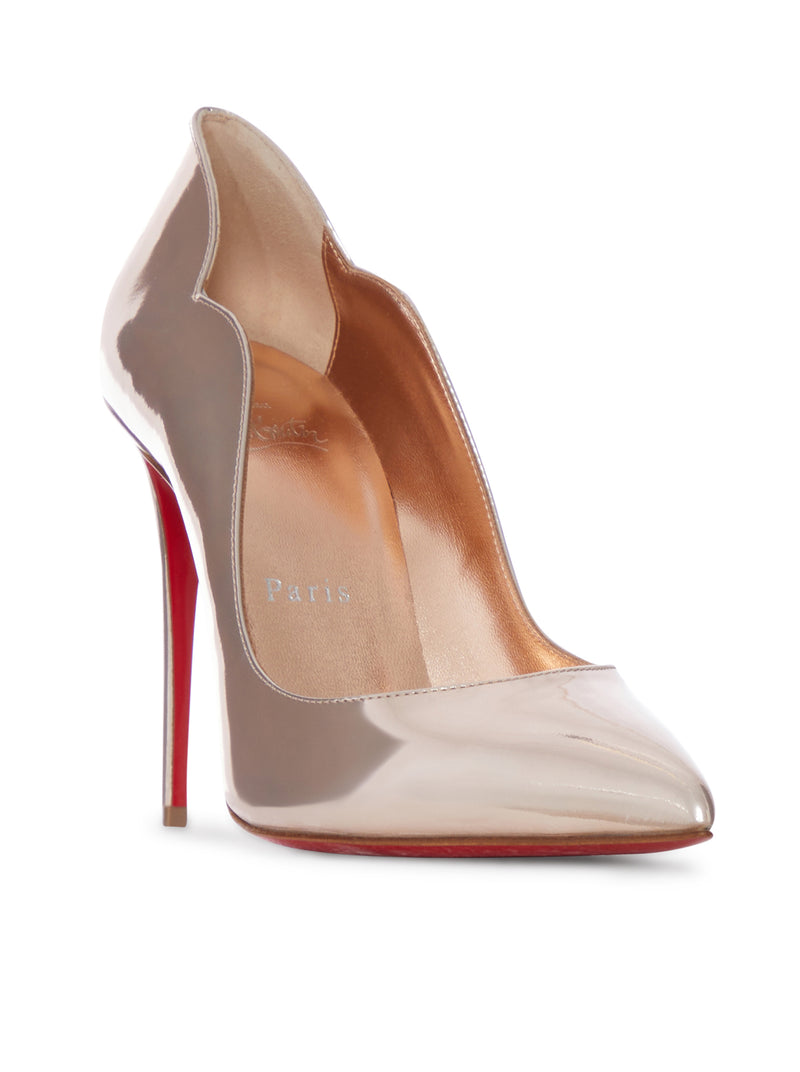 Christian Louboutin Christian Louboutin Women Nude Patent Leather Décolleté With Stiletto Heel