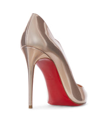 Christian Louboutin Christian Louboutin Women Nude Patent Leather Décolleté With Stiletto Heel