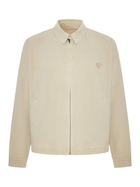 Prada Men Cotton Blouson With Logo