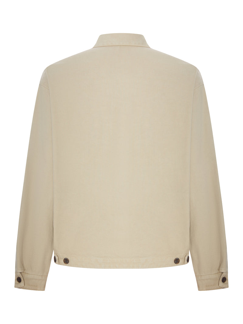 Prada Men Cotton Blouson With Logo