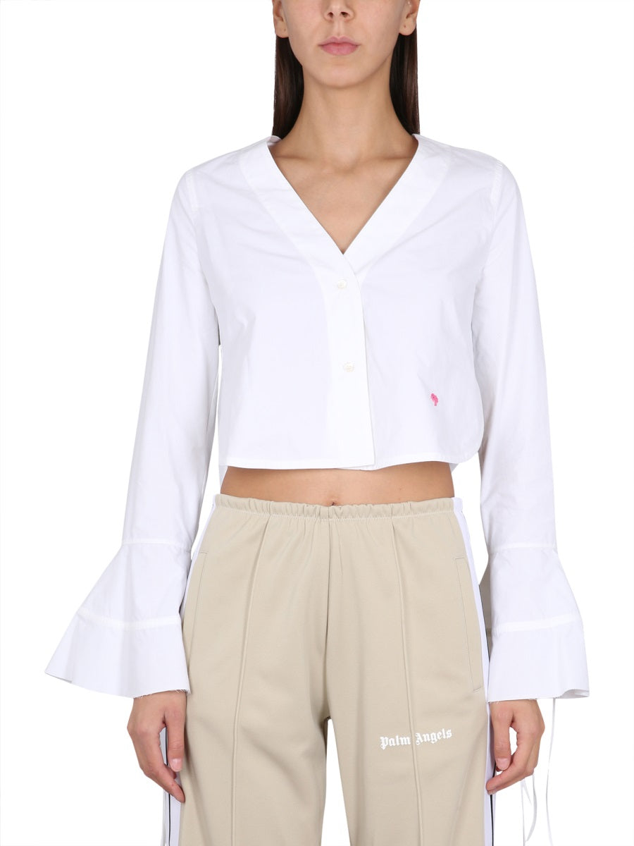 Palm Angels Women Top Baseball