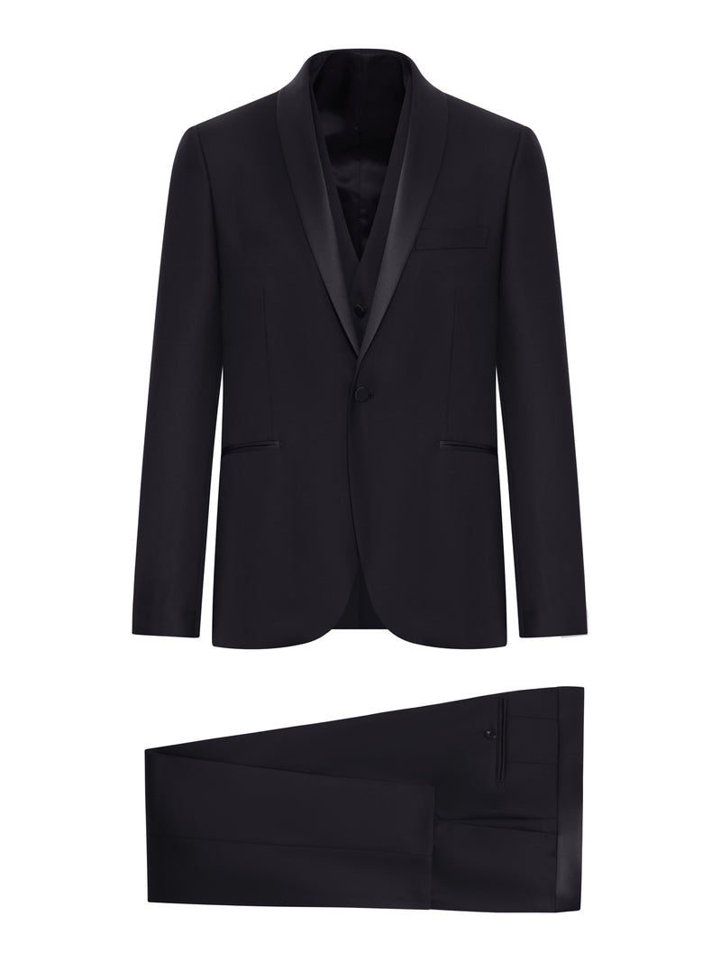 Tagliatore Tagliatore Men Single-Breasted Virgin Wool Tuxedo