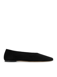 Toteme Toteme Women Black Suede Ballerinas
