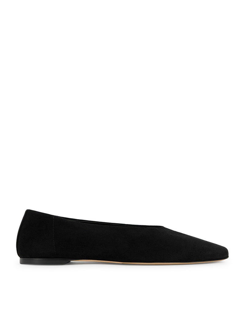Toteme Toteme Women Black Suede Ballerinas