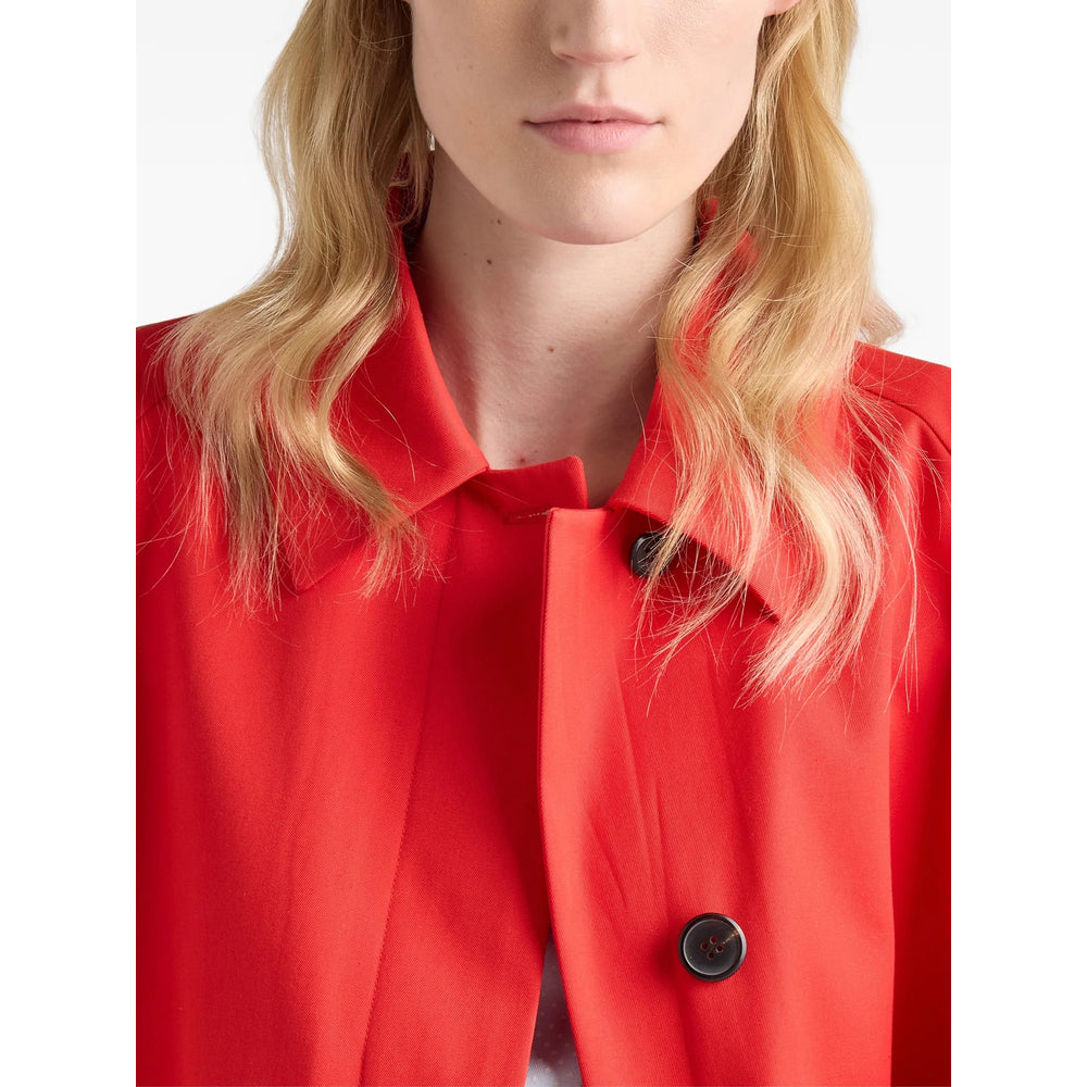 Prada Red Coats - Trench & Raincoats Women