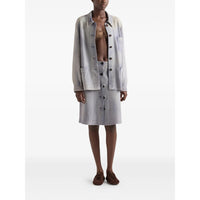 Prada Blue Jackets - Leather Jackets Women