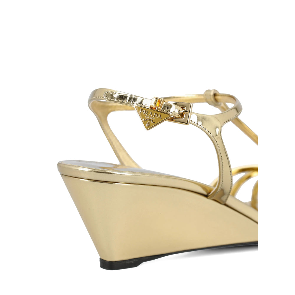 Prada Gold Boots Women