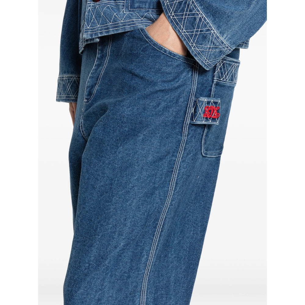 Bode Bode Blue Denim - Regular & Straight-Leg Jeans Men