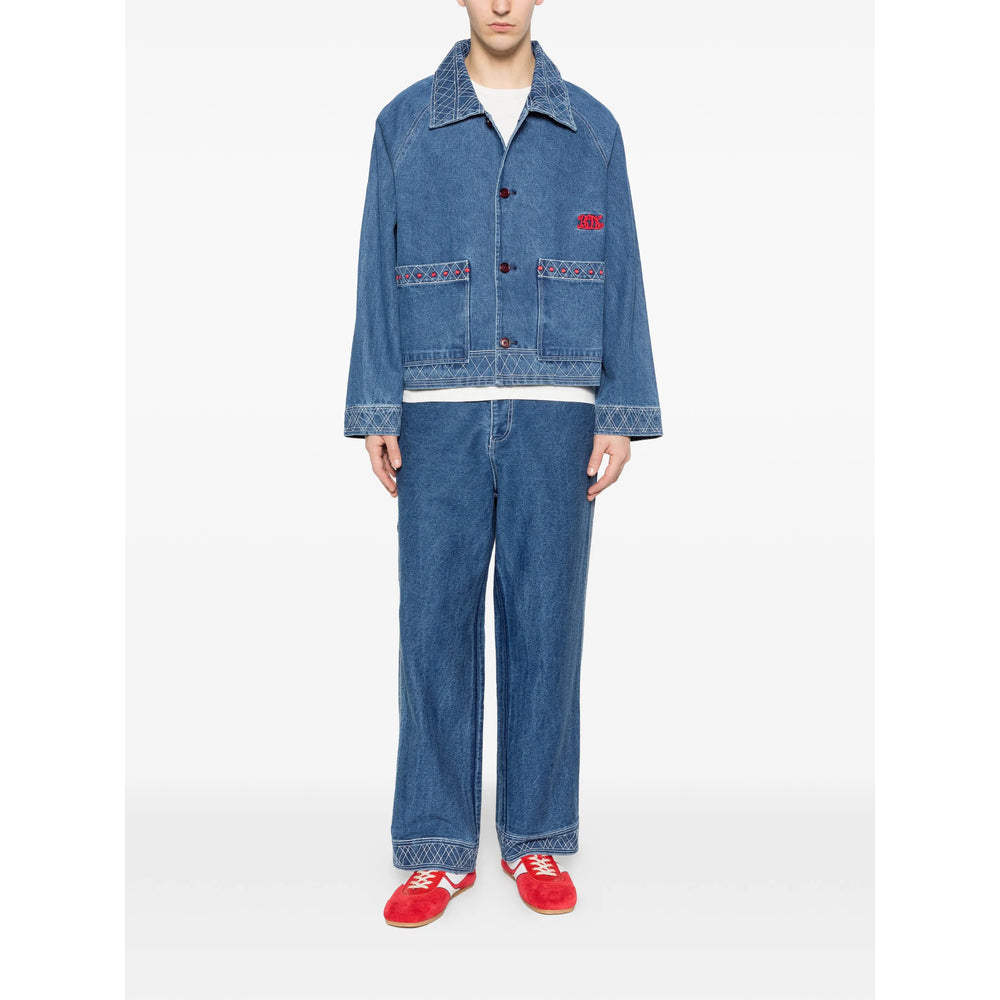 Bode Bode Blue Denim - Regular & Straight-Leg Jeans Men