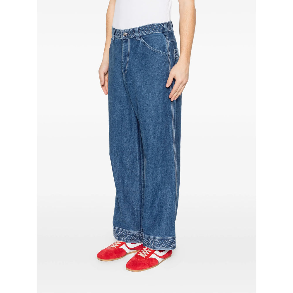 Bode Bode Blue Denim - Regular & Straight-Leg Jeans Men