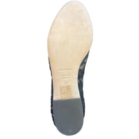 Dolce & Gabbana Dolce & Gabbana Black Lace Crystal Ballet Flats Loafer Women's Shoes