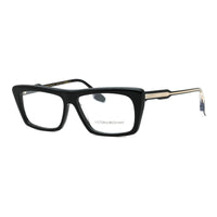 Victoria Beckham Eyeglasses Rectangle Full Rim, Black Frame and Clear Demo Lenses Lens VB2626001