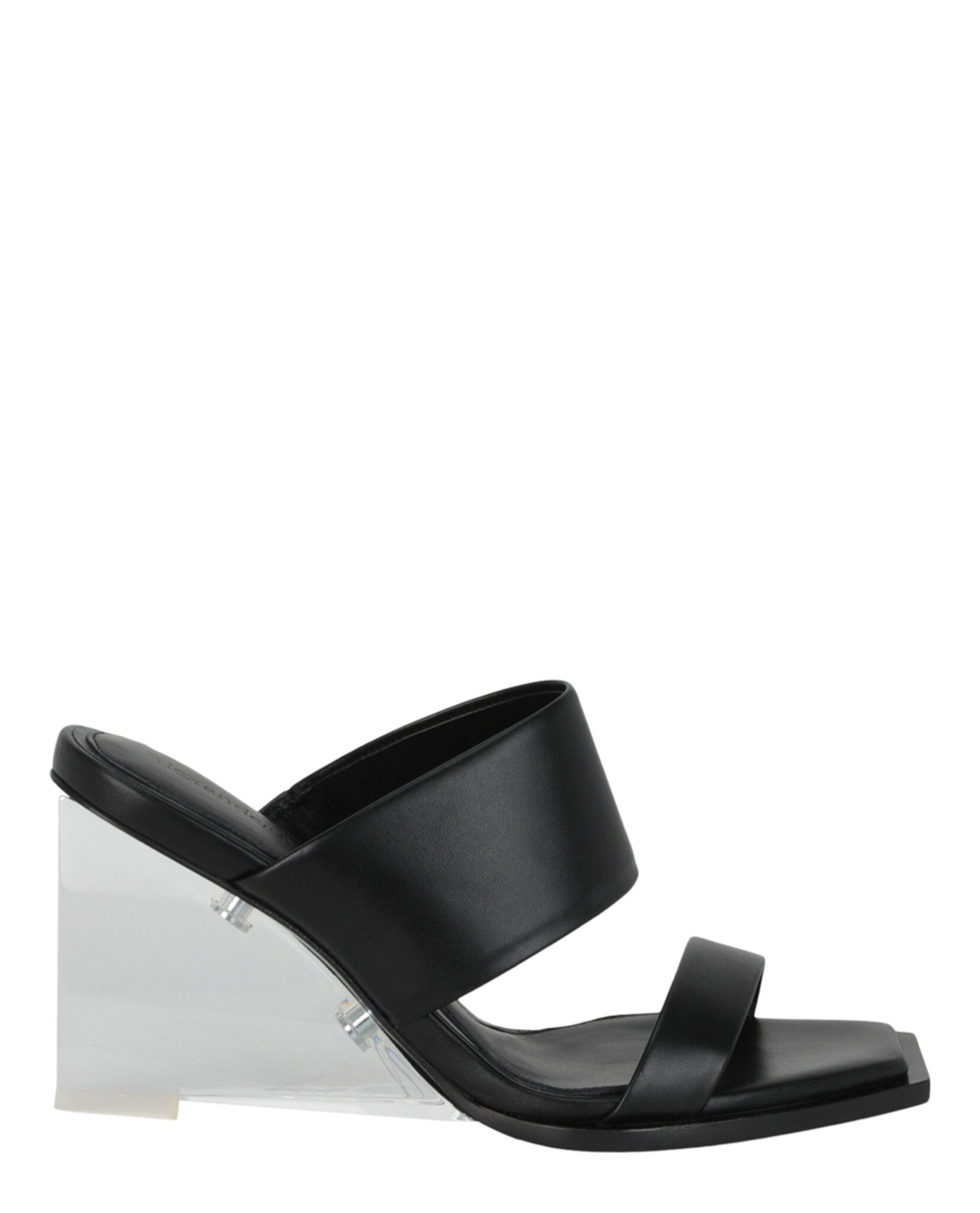Alexander McQueen Womens Shard Leather Sandals