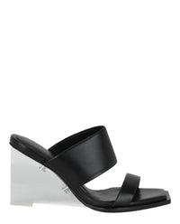 Alexander McQueen Womens Shard Leather Sandals