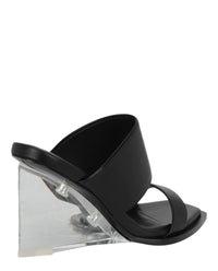 Alexander McQueen Womens Shard Leather Sandals