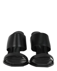 Alexander McQueen Womens Shard Leather Sandals