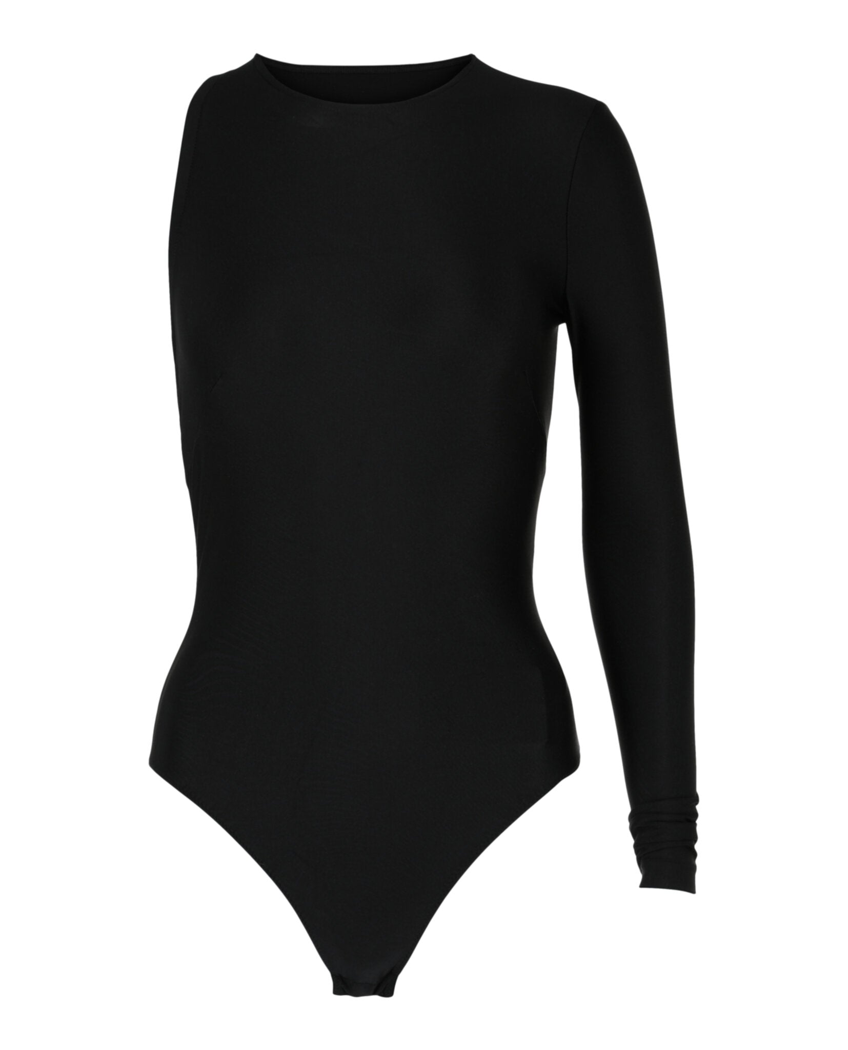 Balenciaga Womens One Sleeve Open Back Bodysuit