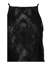 Balenciaga Womens Scarf Fringe Top In Lace