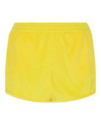 Balenciaga Womens Velvet Running Shorts