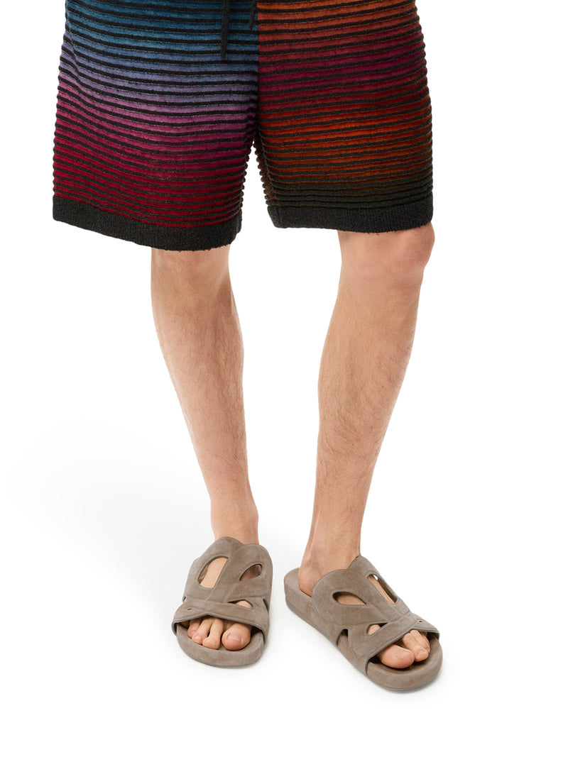 Loewe X Paula`s Ibiza Loewe X Paula`S Ibiza Men Slide Ease Monogram In Suede