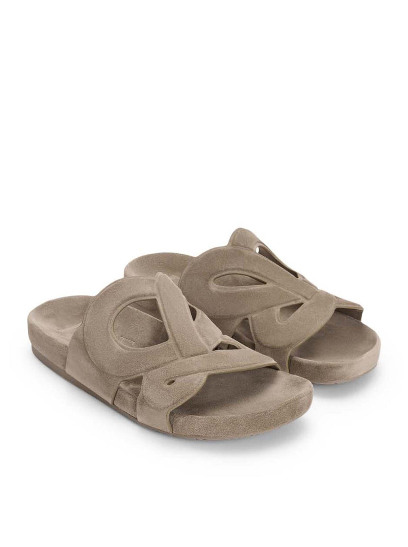 Loewe X Paula`s Ibiza Loewe X Paula`S Ibiza Men Slide Ease Monogram In Suede