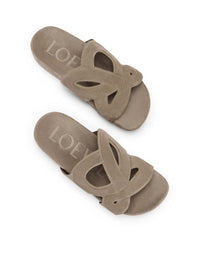 Loewe X Paula`s Ibiza Loewe X Paula`S Ibiza Men Slide Ease Monogram In Suede