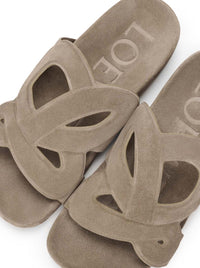 Loewe X Paula`s Ibiza Loewe X Paula`S Ibiza Men Slide Ease Monogram In Suede