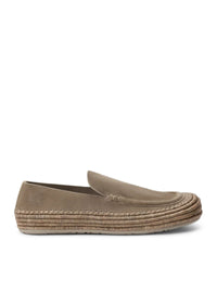 Loewe X Paula`S Ibiza Men Rio Suede And Raffia Loafers